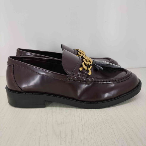 マンゴー MNG チェーンデザインローファー レディース EUR:36